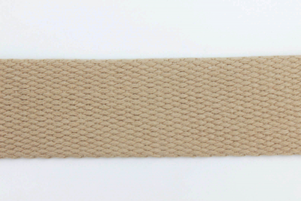 Gurtband Baumwolle 30mm sandstein (1 m)